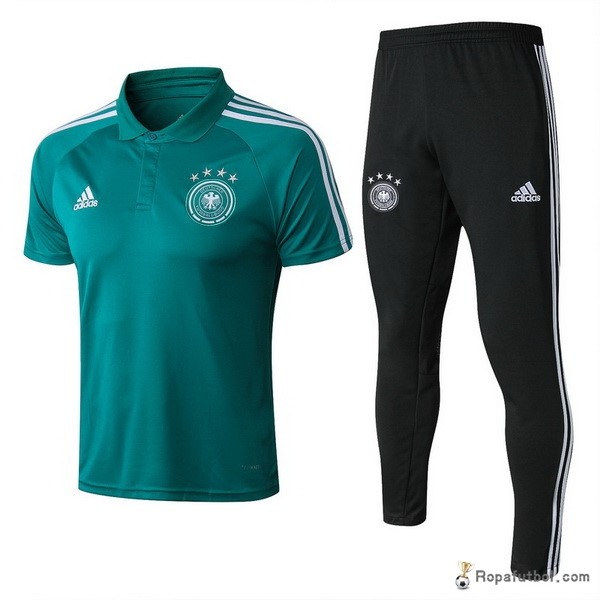 Polo Alemania Conjunto Completo 2018 Verde